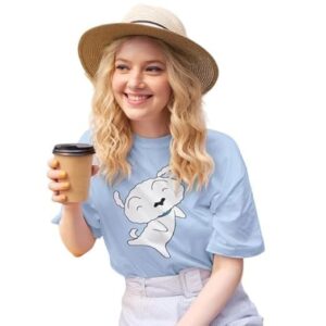 Cotton Printed T-Shirt for Women | Drop Shoulder Streetwear Tee | Graphic Casual Top (Art SHERO)