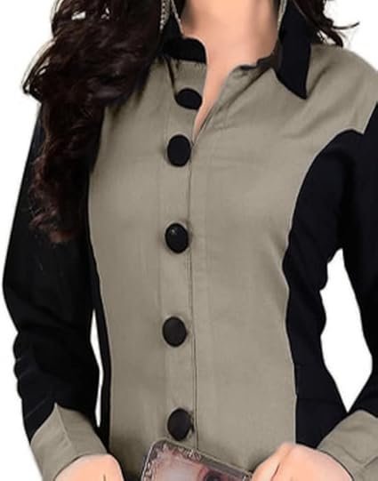 Araha Halter Neck Printed Kurti |Casual Sleeveless Printed Top| Open Back Design|Short Kurti for Girls| Kurti for Women - Image 5