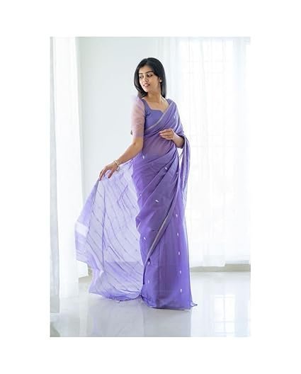Kanjivaram Woven Soft Silk Saree With Blouse Piece - Image 4