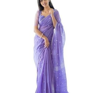 Kanjivaram Woven Soft Silk Saree With Blouse Piece