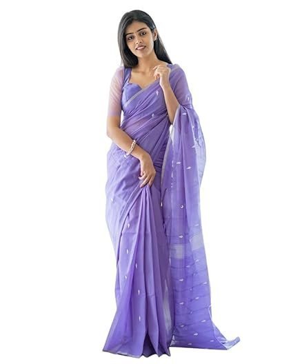 Kanjivaram Woven Soft Silk Saree With Blouse Piece