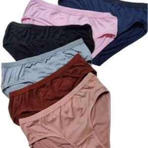 Soft Cotton Hipster Ladies Plain Bright