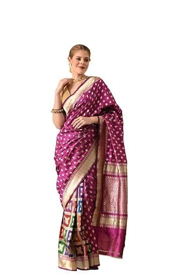Banarasi Silk Zari Weave Handloom Saree - Pink