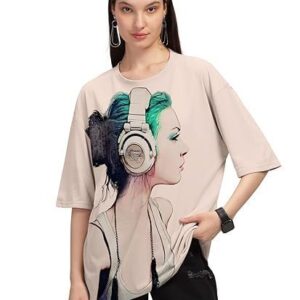 Trendy Printed Oversized T-Shirt for Women