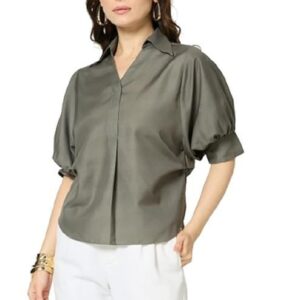 Cotton Floral Regular Fit Tunic Shirt