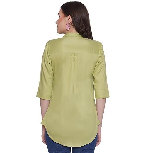 Carlo Womens Solid High Neck Full Sleeve Jacket (224067448) - Image 5