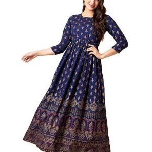 Regular Fit Mid Rise Midi Denim Skirt (DOSS23DEN09-12-522-38, Peacock Blue, 38)