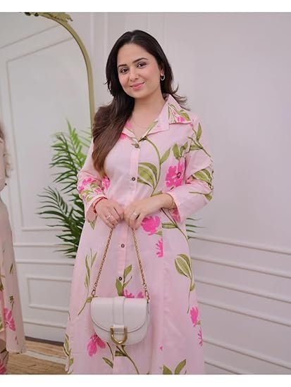 Embroidery Solid Anarkali Kurta and Pant Set with Dupatta