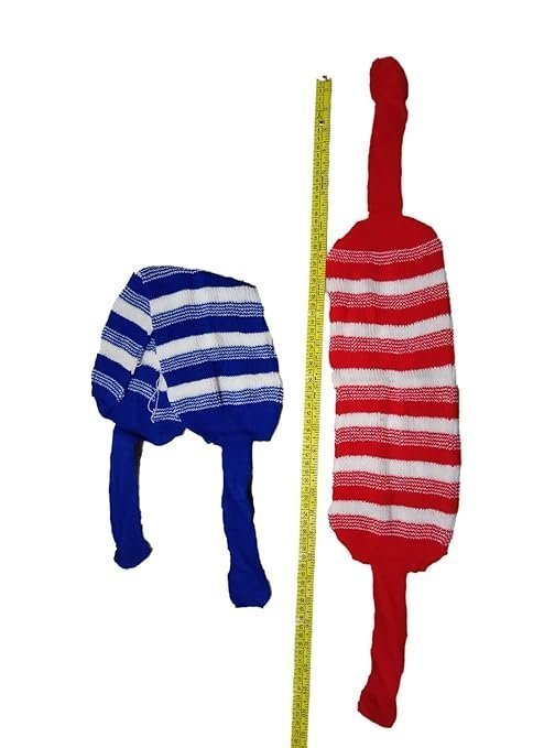 Winter Wear Woolen Muffler (Colors May Varies) - Lines - Image 4