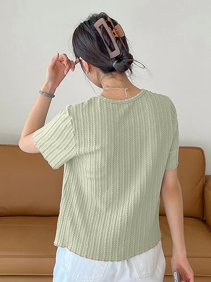 Fashion Tops  Crop Top, Loose Fit Oversized Shirts & Stylish Korean Tank Tops for Summer Wear - Image 3