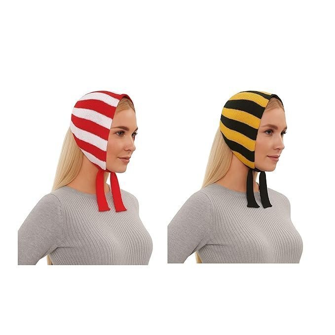 Wear Woolen Maternity Muffler for Women – Soft Knitted Striped Scarf, Warm Breathable Stole for Pregnancy & Daily Use(Multicoloured & Design Varies, Size 22 * 9) Pack of 2 - Image 6