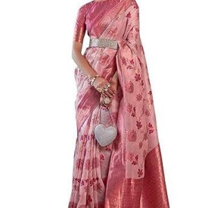 Kanjivaram Banarasi Silk Saree Patola saree with Unstitched blouse piece