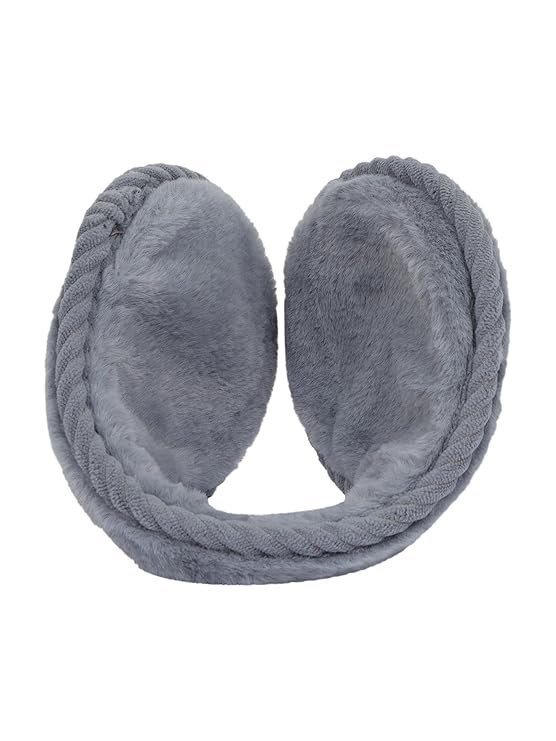 outdoor earmuff/ear earmer/ear cap with faux fur on the inside for Men & Women - Image 4