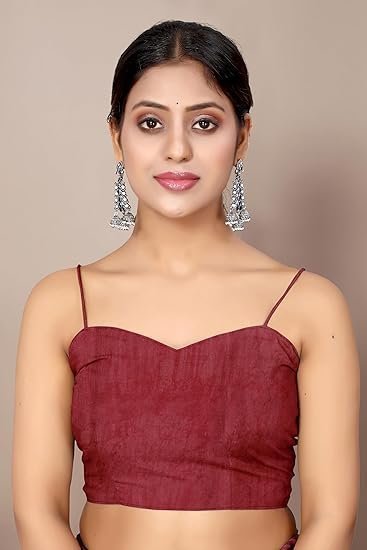 Chiffon Floral Printed Saree with Blouse Piece - Image 6