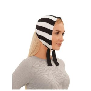 Wear Woolen Maternity Muffler for Women Â– Soft Knitted Striped Scarf, Warm Breathable Stole for Pregnancy & Daily Use(Multicoloured & Design Varies, Size 22 * 9) Pack of 2