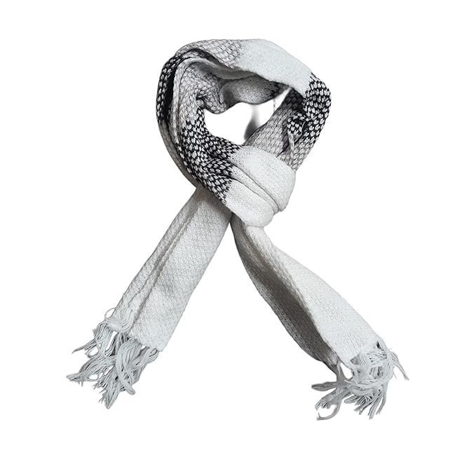 Woolen Soft MicroFibre Cashmere Knitted Soft and Warm Muffler Scarf for Men and Women Casual Stylish Winter Wear Scarf | Neck Warmer Woolen Stylish Muffler