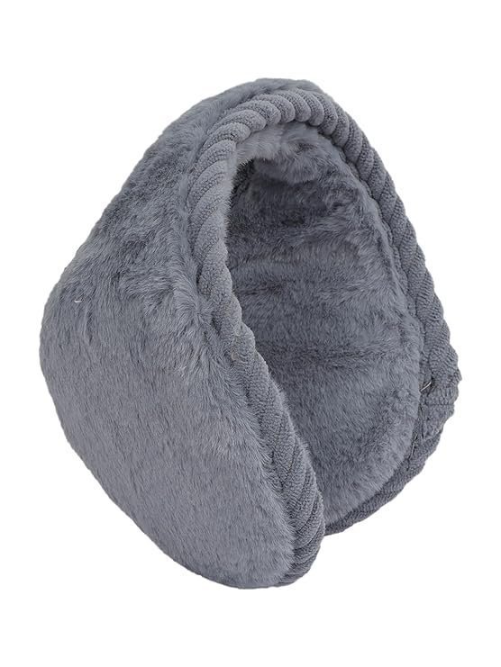 outdoor earmuff/ear earmer/ear cap with faux fur on the inside for Men & Women - Image 3