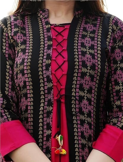 Women's Cotton Printed Gown Ankle Length Nighty Free Size (Pack of 2) - Image 3