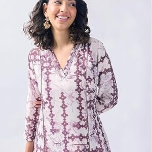 Carlo Women's Regular Fit Cardigan | Self Design Pattern | Button Closure with Full Sleeve V Neck Winter Cardigan for Womens