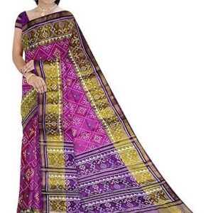 PALACE Women's Traditional Patola Saree With Blouse Piece