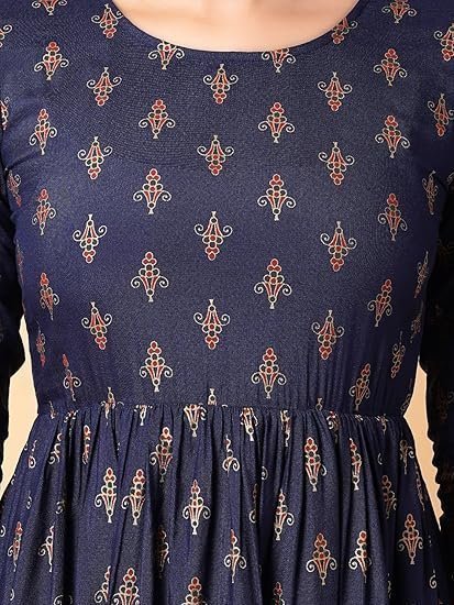 Regular Fit Mid Rise Midi Denim Skirt (DOSS23DEN09-12-522-38, Peacock Blue, 38) - Image 2