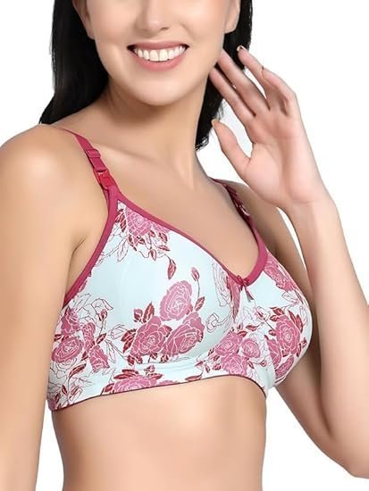 Organic Cotton Bamboo Feeding Bra for Women Full Coverage I Encircled Nursing Bra for Women with Side Support and Wirefree Design I Non Padded Maternity Wear - Image 3