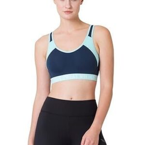 Women's Cotton Non-Padded Wireless Light Impact Sports Bra - Anti Bacterial, Full Coverage