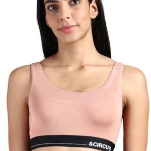 PureSoft Non Padded Lounge Bra for Women | Sport Bra for Women | Full Coverage Active Wear Bra