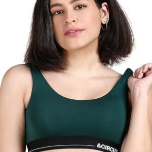 PureSoft Non Padded Lounge Bra for Women | Sport Bra for Women | Full Coverage Active Wear Bra
