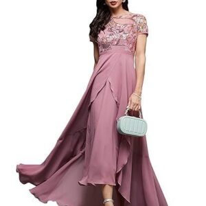 Women's Solid Embellished Maxi Dress