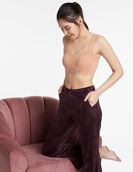 Women's Cotton Stretch Non Padded Wire Free Full Coverage Slip On Bra (Pack of 2) - Image 2