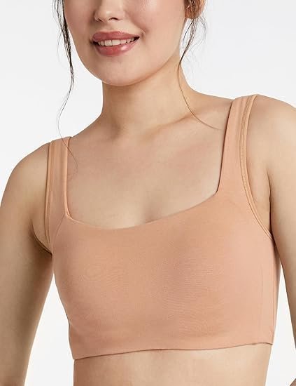 Women's Cotton Stretch Non Padded Wire Free Full Coverage Slip On Bra (Pack of 2) - Image 4