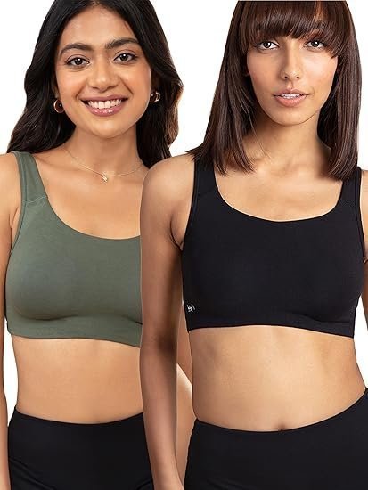 veryday Wireless & Non Padded Support Shaper Sports Bra for Women | Soft Cup & Full Coverage Easy Peasy Slip Bra - NYB113