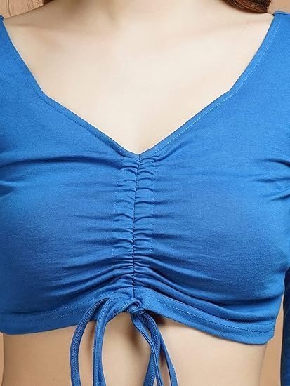 Casual Regular Sleeves Solid Women Crop Top