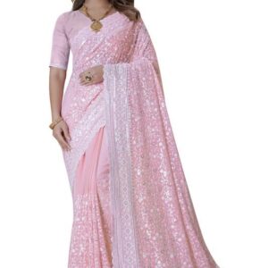 Women and Girls with Matching Blouse Piece