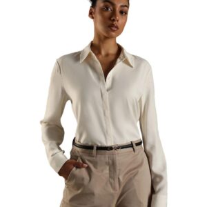 Solid Relaxed Fit Viscose Shirt