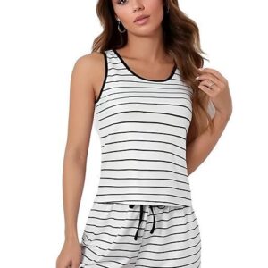 Printed Round Neck Short Sleeve Nightsuit Set | Pajama Set | Casual Night Dress for Women Sexy Lingerie Silk Cami Shorts Set Nightwear Sleepwear